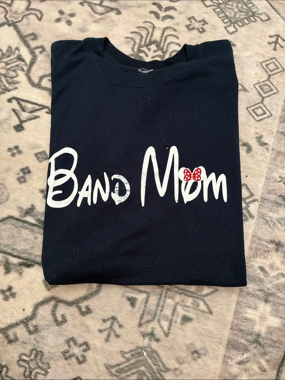 Band Mom Graphic Tee - Black